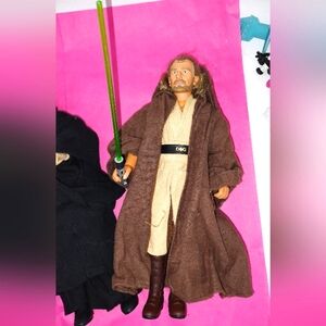 Star Wars QUI-GON JINN Hasbro 12” Figure Episode I Phantom Menace